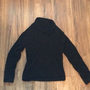 Wool black sweater